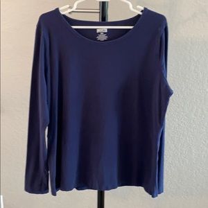 Duluth Trading Company blue long sleeved tee